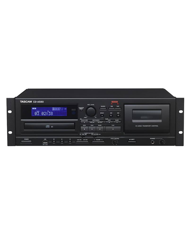 Tascam - CD-A580 - CASSETTE, USB & CD PLAYER/RECORDER from TASCAM with reference CD-A580 at the low price of 440.1. Product feat