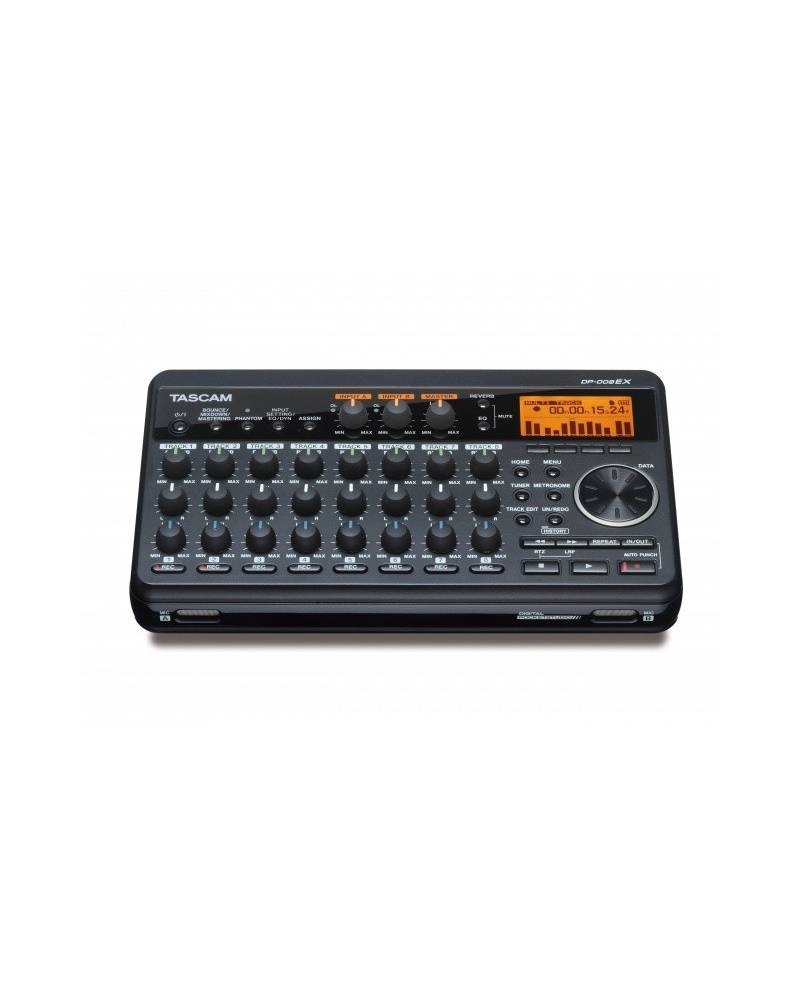 Tascam - DP-008EX - COMPACT 8-TRACK DIGITAL MULTITRACK RECORDER WITH BUILT-IN MICROPHONES from TASCAM with reference DP-008EX at