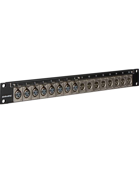 Canare - 161U-X12F - 1RU XLR CONNECTOR PANEL- ITT-F77 from CANARE with reference 161U-X12F at the low price of 146.16. Product f