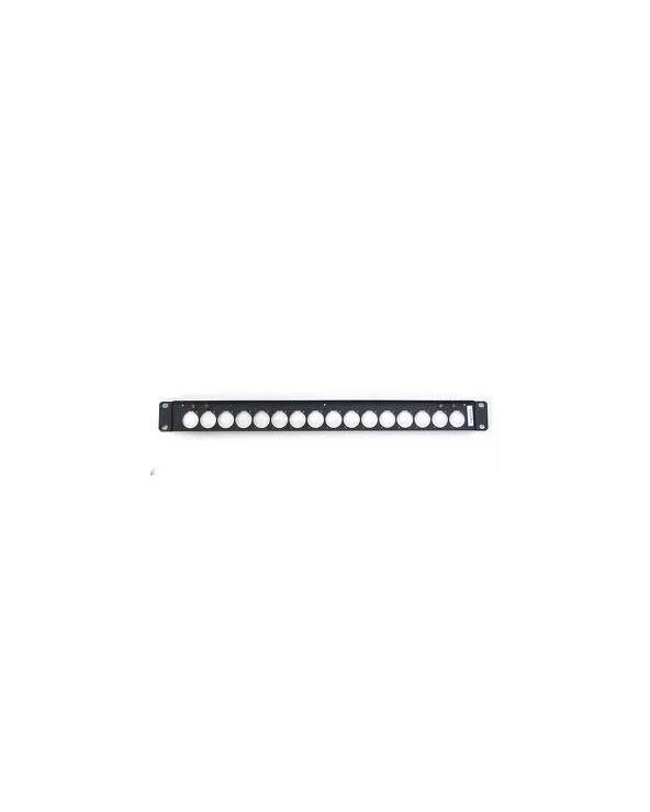 Canare - 1U-AS5D - 1RU PNL- W- CABLE TIE BAR- SHORT- NEUTRIK D HOLES X16 from CANARE with reference 1U-AS5D at the low price of 