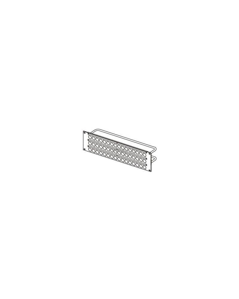 Canare - 3U-AS3D - 3RU PNL- W- CABLE TIE BAR- NEUTRIK D-TYPE HOLES X48 from CANARE with reference 3U-AS3D at the low price of 27