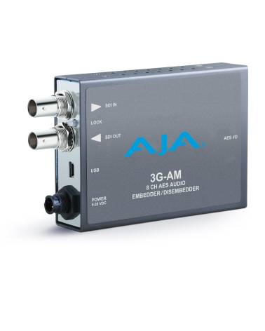 AJA 3G-SDI 8-Channel AES Embedder/Disembedder, bal. BNC