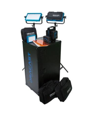 Dracast Daylight 3-Light Interview Kit with V-Mount Battery