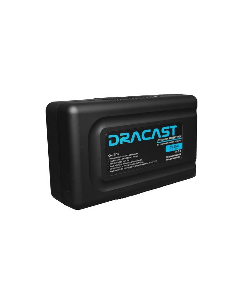 Dracast - DR95AI - 95 WATT ANTON BAUER GOLD MOUNT BATTERY WITH BUILT-IN CHARGER + AC CORD from DRACAST with reference DR95AI at 