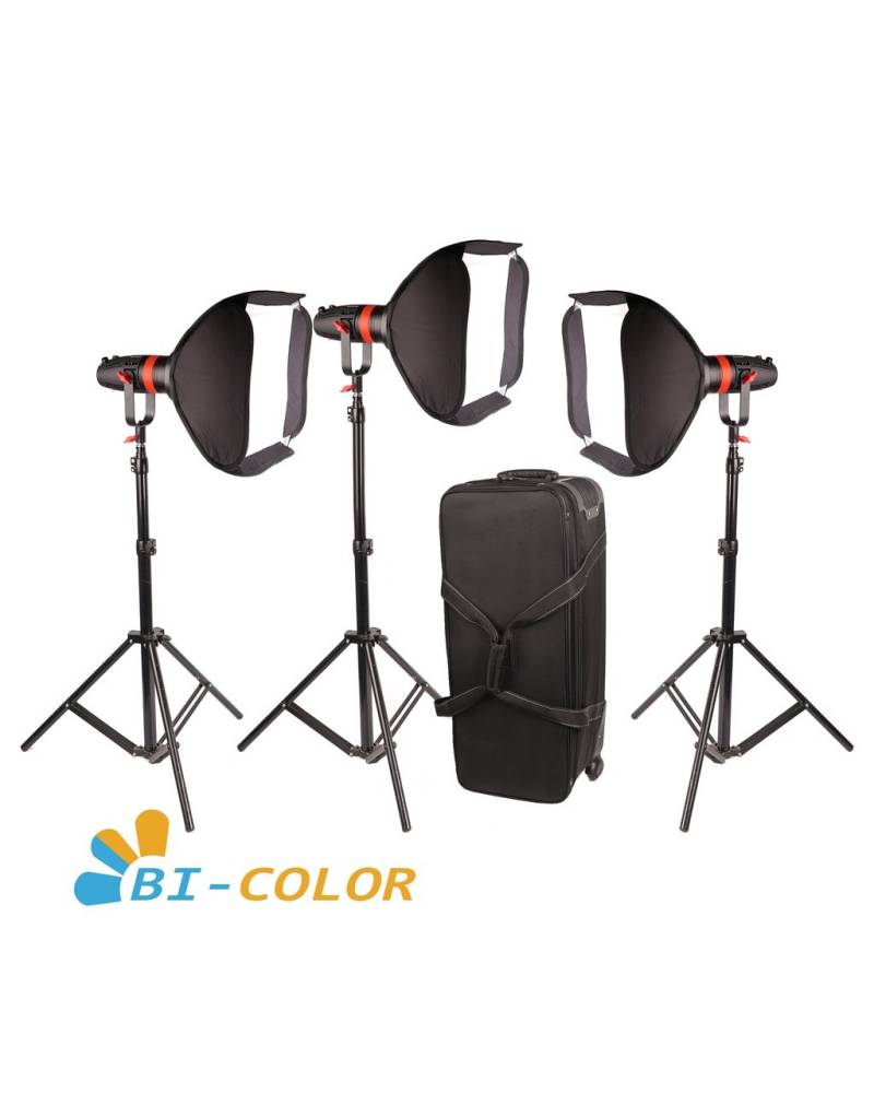 Came-TV - F-55S-3PACK - 3 PCS BOLTZEN 55W FRESNEL FOCUSABLE LED BI-COLOR PACKAGE from CAME TV with reference F-55S-3PACK at the 