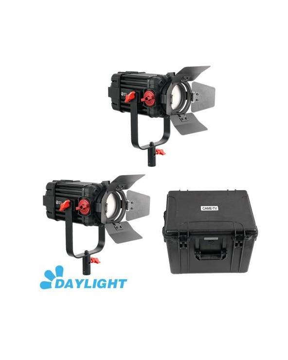 Came-TV - F-100W-2KIT - 2 PCS BOLTZEN 100W FRESNEL FOCUSABLE LED DAYLIGHT KIT from CAME TV with reference F-100W-2KIT at the low