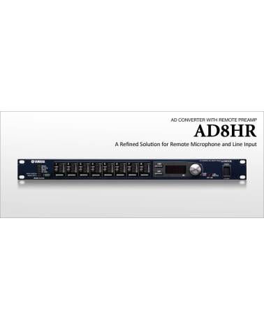 Yamaha - AD 8HR - REMOTELY CONTROLLABLE 8-CHANNEL 24-BIT HEAD AMP AND AD CONVERTER from YAMAHA with reference AD 8HR at the low 