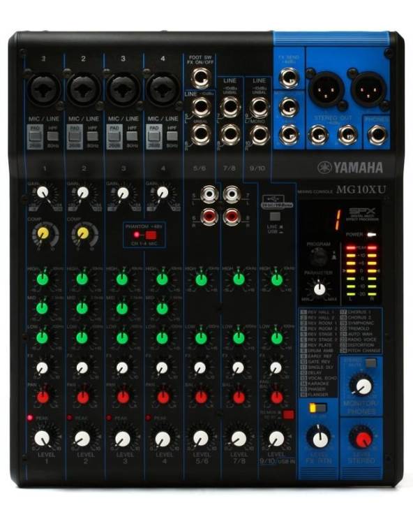Yamaha MG10-XU DBR 10 Mixer from YAMAHA with reference MG10-XU at the low price of 203. Product features: 10-Channel Mixing Cons