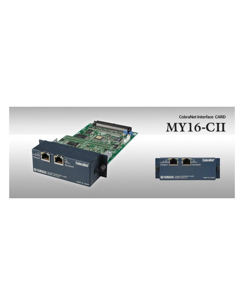 Yamaha - MY16 C II - 16-CHANNEL COBRANET NETWORK I/O CARD from YAMAHA with reference MY16 C II at the low price of 1037. Product