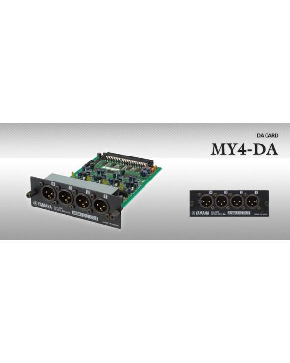 Yamaha - MY4 DA - 4-CHANNEL ANALOG OUTPUT CARD from YAMAHA with reference MY4 DA at the low price of 319. Product features:  