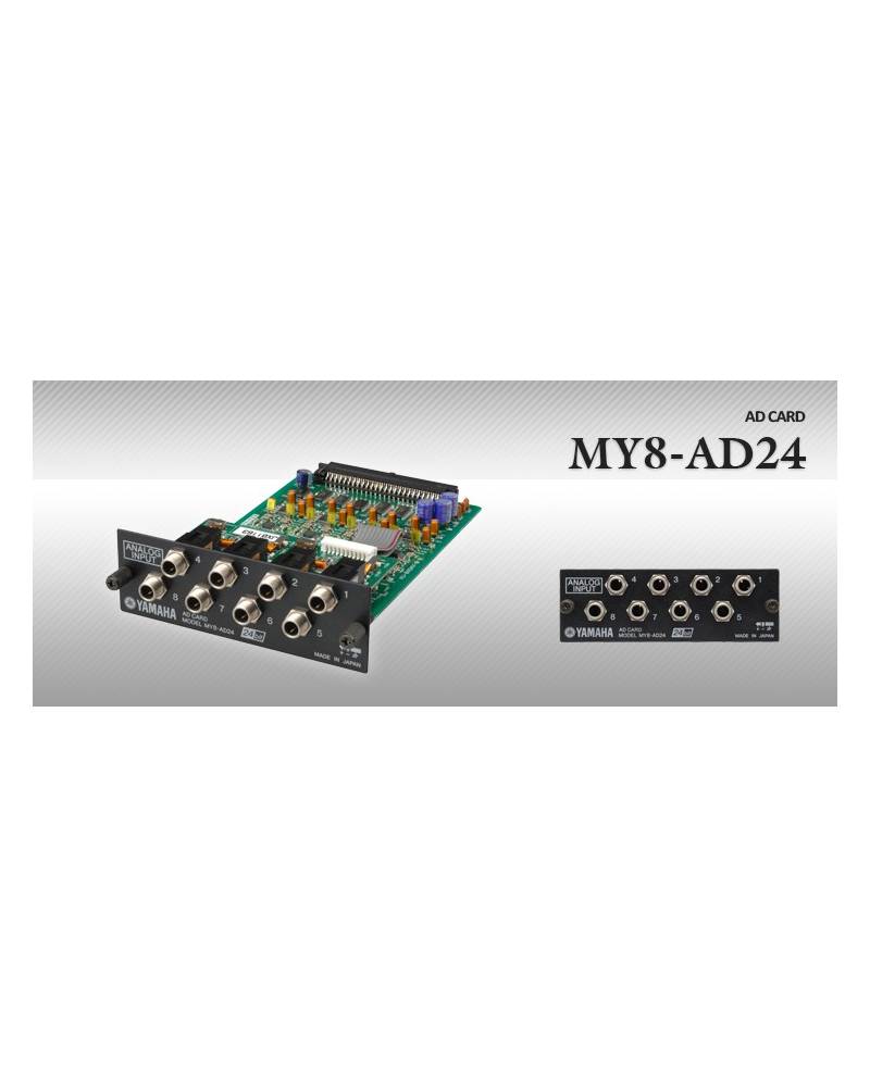 Yamaha - MY8 AD24 - 8-CHANNEL ANALOG INPUT CARD from YAMAHA with reference MY8 AD24 at the low price of 387. Product features:  
