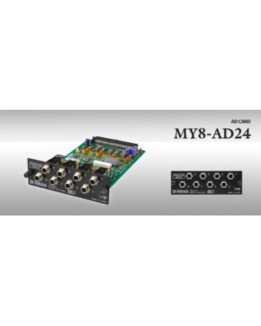 Yamaha - MY8 AD24 - 8-CHANNEL ANALOG INPUT CARD from YAMAHA with reference MY8 AD24 at the low price of 387. Product features:  