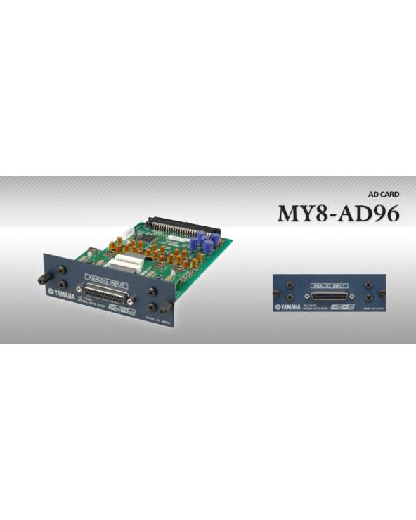 Yamaha - MY8 AD96 - 96 KHZ COMPATIBLE 8-CHANNEL ANALOG INPUT CARD from YAMAHA with reference MY8 AD96 at the low price of 582. P