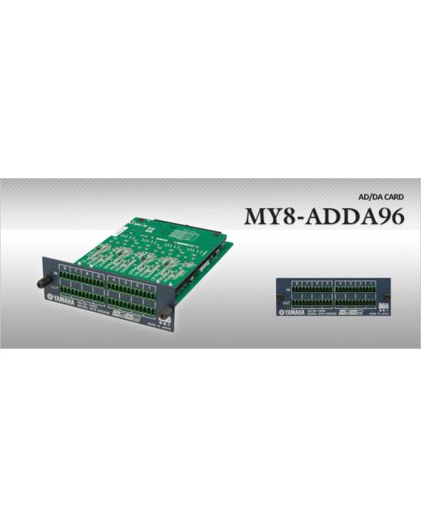 Yamaha - MY8 ADDA96 - 96 KHZ COMPATIBLE 8-CHANNEL ANALOG I/O CARD from YAMAHA with reference MY8 ADDA96 at the low price of 778.
