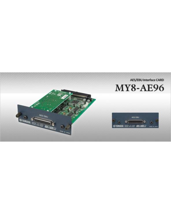 Yamaha - MY8 AE96 - 96KHZ COMPATIBLE 8-CHANNEL AES/EBU I/O CARD from YAMAHA with reference MY8 AE96 at the low price of 591. Pro