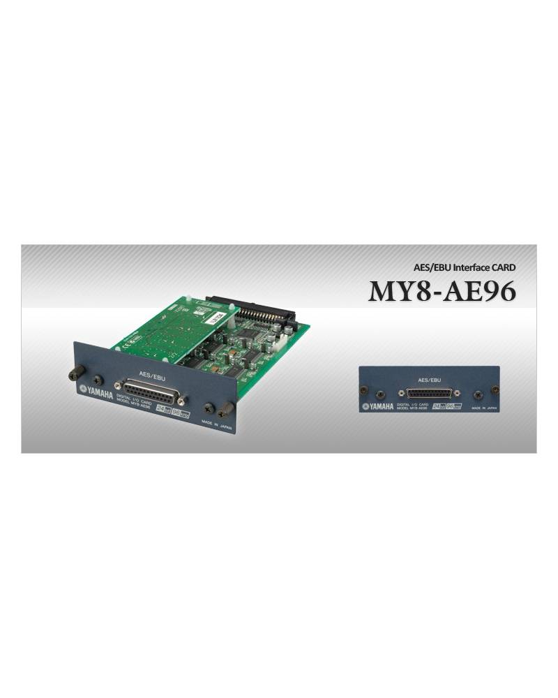 Yamaha - MY8 AE96 - 96KHZ COMPATIBLE 8-CHANNEL AES/EBU I/O CARD from YAMAHA with reference MY8 AE96 at the low price of 591. Pro