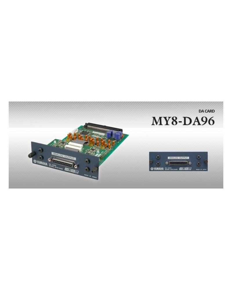Yamaha - MY8 DA96 - 96KHZ COMPATIBLE 8-CHANNEL ANALOG OUTPUT CARD from YAMAHA with reference MY8 DA96 at the low price of 523. P