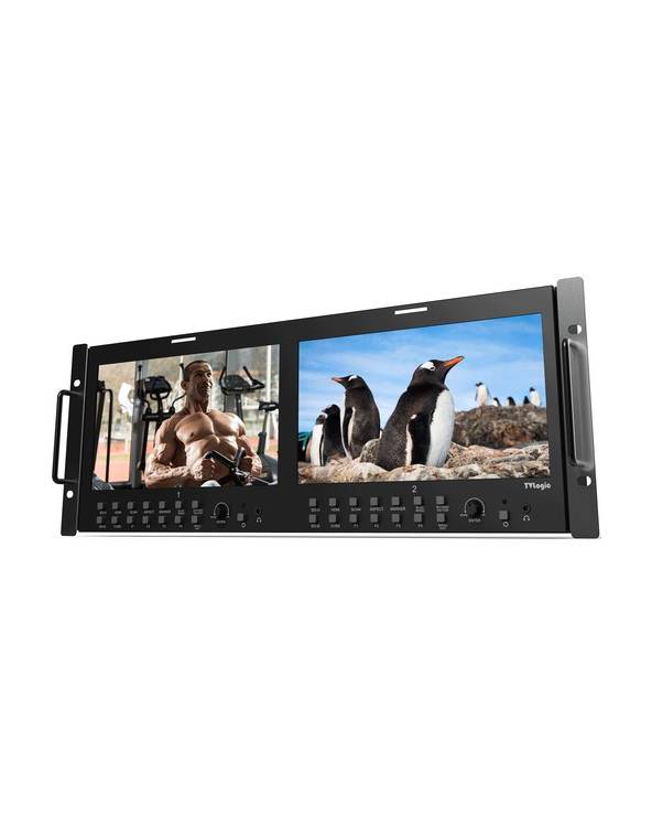 TV Logic - RKM-290A - 2 X 9" FHD (1920 X 1080) LCD 4RU MULTI-CHANNEL RACK MONITOR from TVLOGIC with reference RKM-290A at the lo