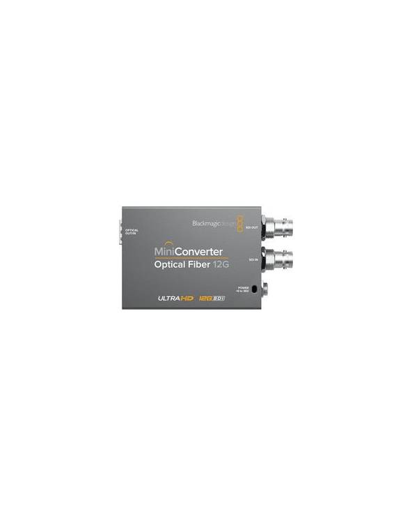 Blackmagic Design Mini Converter Optical Fiber 12G-SDI from BLACKMAGIC DESIGN with reference CONVMOF12G at the low price of 122.