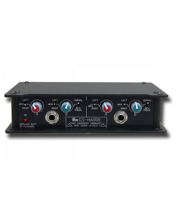 Glensound - GS-HA008 - TWIN HEADPHONE AMPLIFIER from GLENSOUND with reference GS-HA008 at the low price of 463.5. Product featur