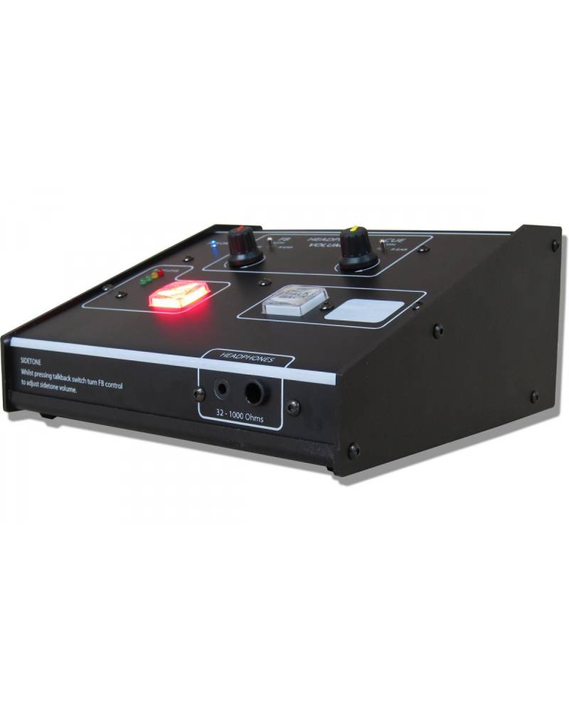 Glensound Small Desktop Single Commentators Box Big Buttons Poe