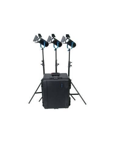 Dracast - DRBPLK3600BH - BOLTRAY 600 PLUS LED BI-COLOR 3-LIGHT KIT WITH HARD TRAVEL CASE from DRACAST with reference DRBPLK3600B