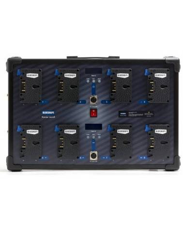 Blueshape - CGS8W - STUDIO CHARGER 3STUD BATTERIES- WALL MOUNTING. CHARGES 8 BATTERIES SIMULTANEOUS.LCD INFO from BLUESHAPE with
