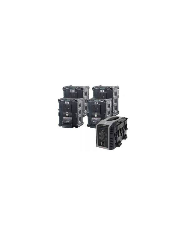 Idx - IP-150-4SE - 4 X IPL-150 BATTERIES- 1 X VL-4SE SIMULTANEOUS CHARGER from IDX with reference IP-150/4SE at the low price of