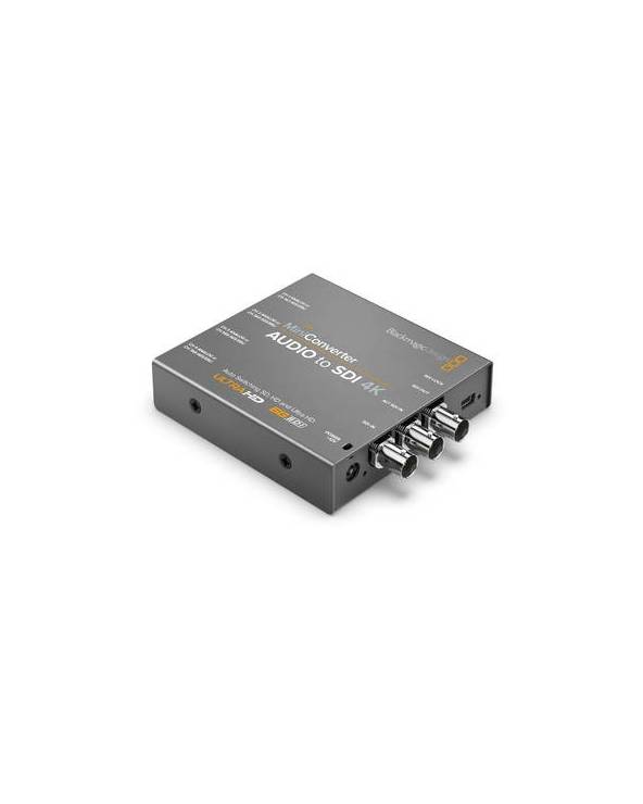 Blackmagic Design Mini Converter Audio to SDI 4K from BLACKMAGIC DESIGN with reference CONVMCAUDS4K at the low price of 242.25. 