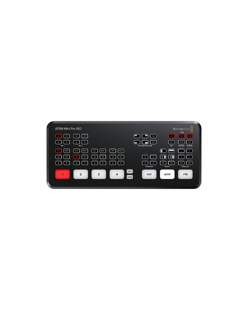 Blackmagic ATEM Mini Pro ISO from BLACKMAGIC DESIGN with reference SWATEMMINIBPRISO at the low price of 580. Product features: C