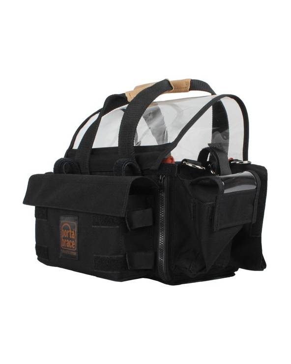 Portabrace - AO-1XBH - AUDIO ORGANIZER - INCLUDES AH-2H HARNESS (NO STRAP) - MULTIPLE SETUPS -SMALL -BLACK from PORTABRACE with 