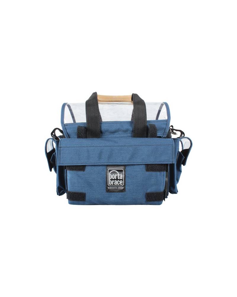 Portabrace - AO-1XH - AUDIO ORGANIZER - INCLUDES AH-2H HARNESS (NO STRAP) - MULTIPLE SETUPS -SMALL -BLUE from PORTABRACE with re