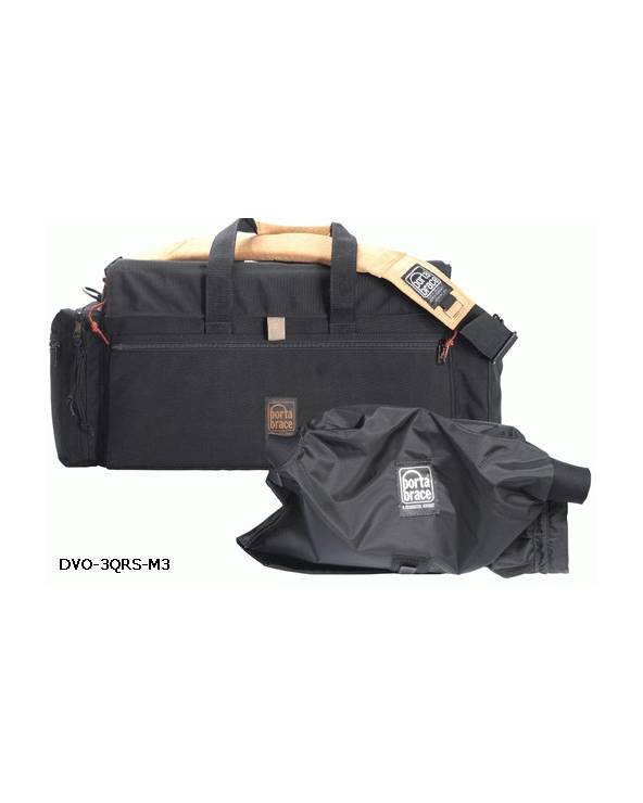 Porta Brace DVO-3RQS-M3 Digital Video Organizer, Black, Large