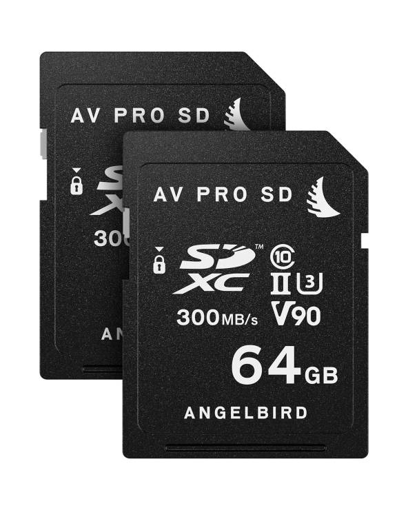 Angelbird 64GB Match Pack for the Panasonic GH5 & GH5S (2 x 64GB) from Angelbird with reference MP-GH5-064SDX2 at the low price 