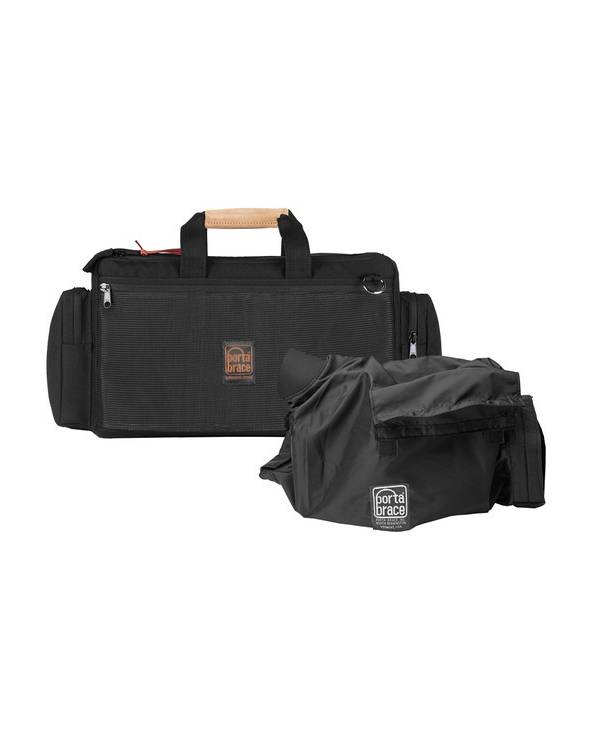 Portabrace - CAR-2CAMQS-M4 - CARGO CASE - QUICK-SLICK RAIN PROTECTION INCLUDED - BLACK - CAMERA EDITION - LARGE from PORTABRACE 