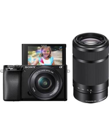 SONY Alpha6100 Compact Mirrorless Camera with lens package