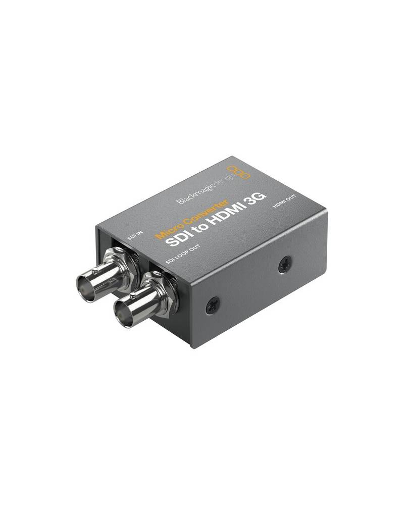 Blackmagic Design Micro Converter SDI to HDMI 3G from BLACKMAGIC DESIGN with reference CONVCMIC/SH03G at the low price of 42.75.