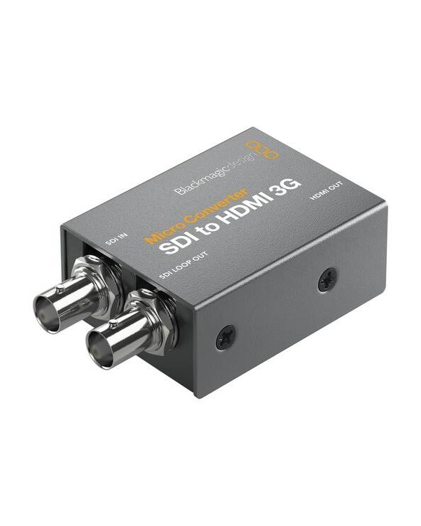 Blackmagic Design Micro Converter SDI to HDMI 3G (with Power Supply) from BLACKMAGIC DESIGN with reference CONVCMIC/SH03G/WPSU a