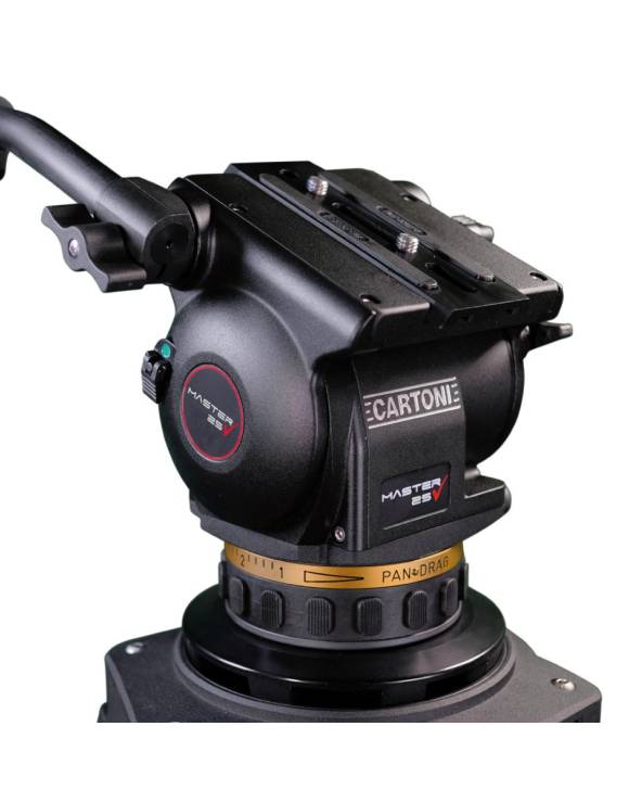 Cartoni HM2500 MASTER 25 from CARTONI with reference HM2500 at the low price of 4930. Product features: Testa fluida base 150mm 