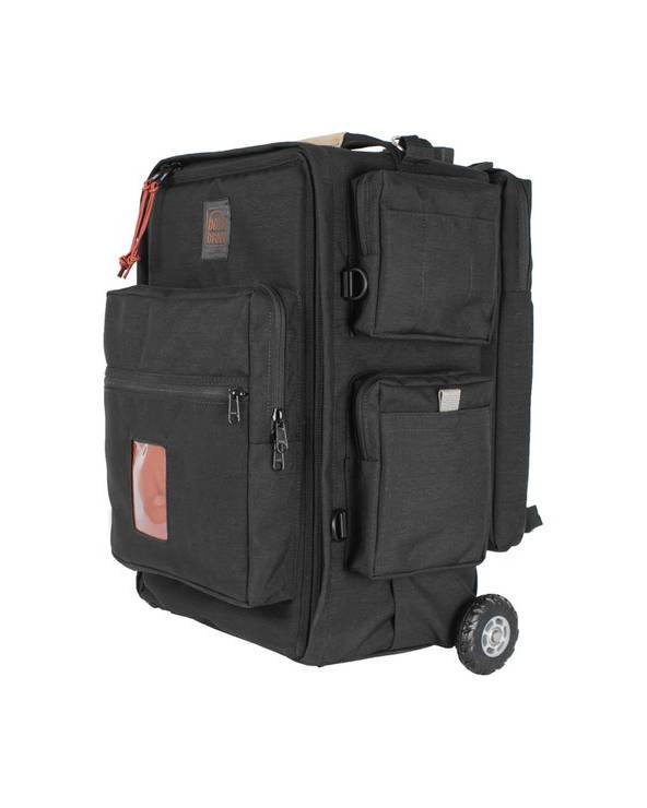 Portabrace - BK-2NROR - BACKPACK CAMERA CASE WITH WHEELS - RIGID FRAME - BLACK from PORTABRACE with reference BK-2NROR at the lo