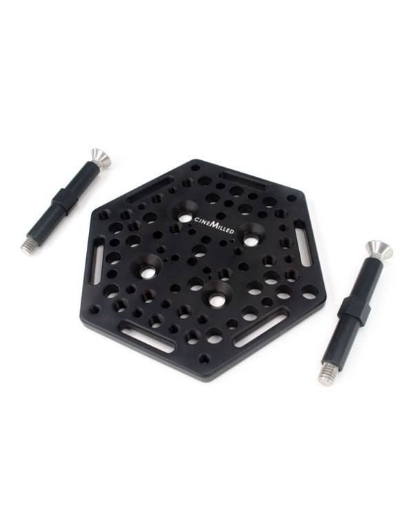 Cinemilled - CM-3410 - HEX CHEESEPLATE & STANDOFFS from CINEMILLED with reference CM-3410 at the low price of 94.5. Product feat