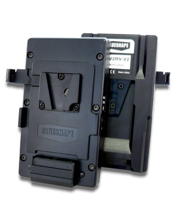 Blueshape V-Mount Plate - Adaptor with Power Tap Output