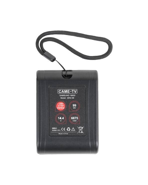 CAME-TV 99W mini lightweight battery with 2 D-tap 1USB 5V