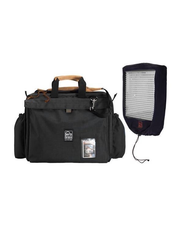 Porta Brace LPB-LED2 Light Pack Case, Holds 2 Lite Panes, Black