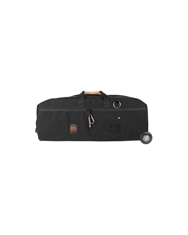 Porta Brace LR-3BOR Light Run Bag, Black, Off-Road Wheels, Large