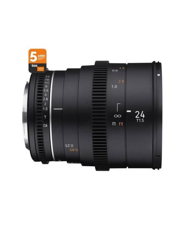 AMYANG 24MM T1.5 M II MTF from SAMYANG with reference SY2V2T at the low price of 550. Product features:  