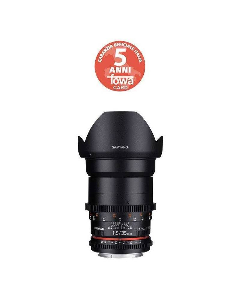 Samyang SY3V2T LENS 35mm T1.5 MK II MFT from SAMYANG with reference SY3V2T at the low price of 480. Product features: Questo obi