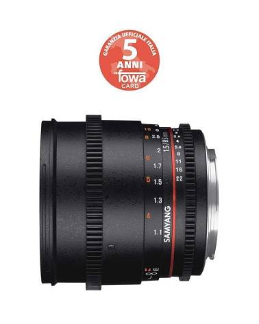 Samyang SY8V2T Lens 85mm T1.5 MK II MFT from SAMYANG with reference SY8V2T at the low price of 340. Product features: Questo obi