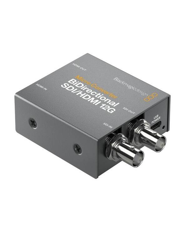 Blackmagic Design Micro Converter BiDirectional SDI/HDMI 12G from BLACKMAGIC DESIGN with reference {PRODUCT_REFERENCE} at the lo