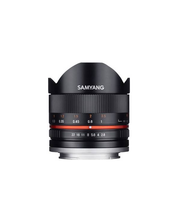 Samyang 8mm Fisheye F2.8 II Canon M (Black) APS-C (Photo) Lens